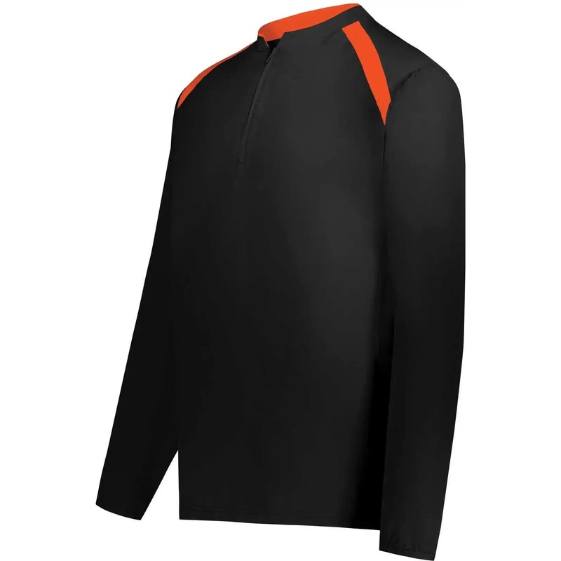 Holloway 229695 Youth Clubhouse Pullover – Black Orange