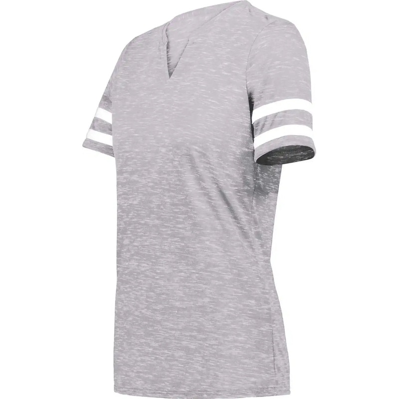 Holloway 223245 Ladies Monterey Tee – Athletic Heather White