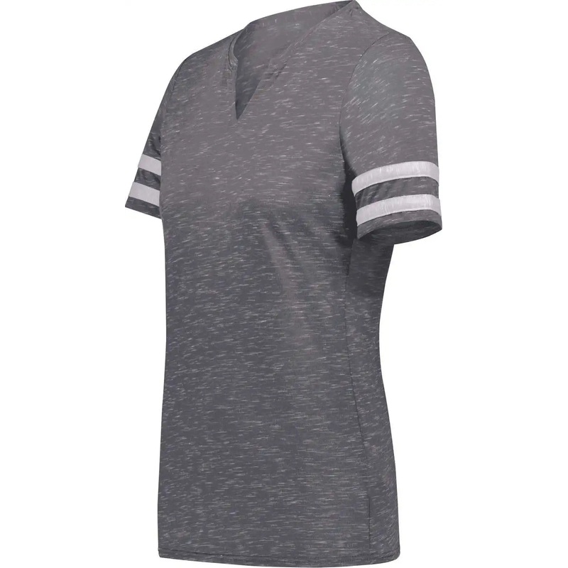Holloway 223245 Ladies Monterey Tee – Carbon Heather Athletic Heather