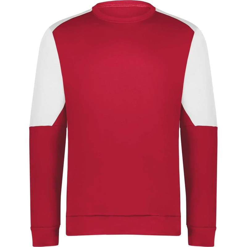 Holloway 223525 Momentum Team Fleece Crew – Scarlet White