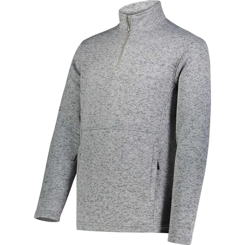 Holloway 223540 Alpine Sweater Fleece 1/4 Zip Pullover – Graphite Heather