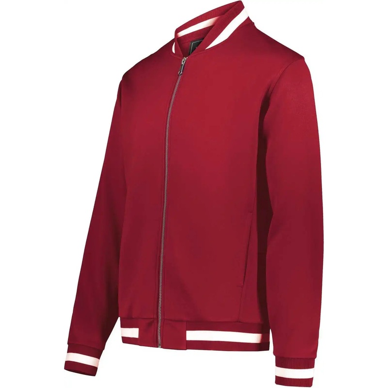 Holloway 223647 Youth V Street Full Zip Jacket – Scarlet White