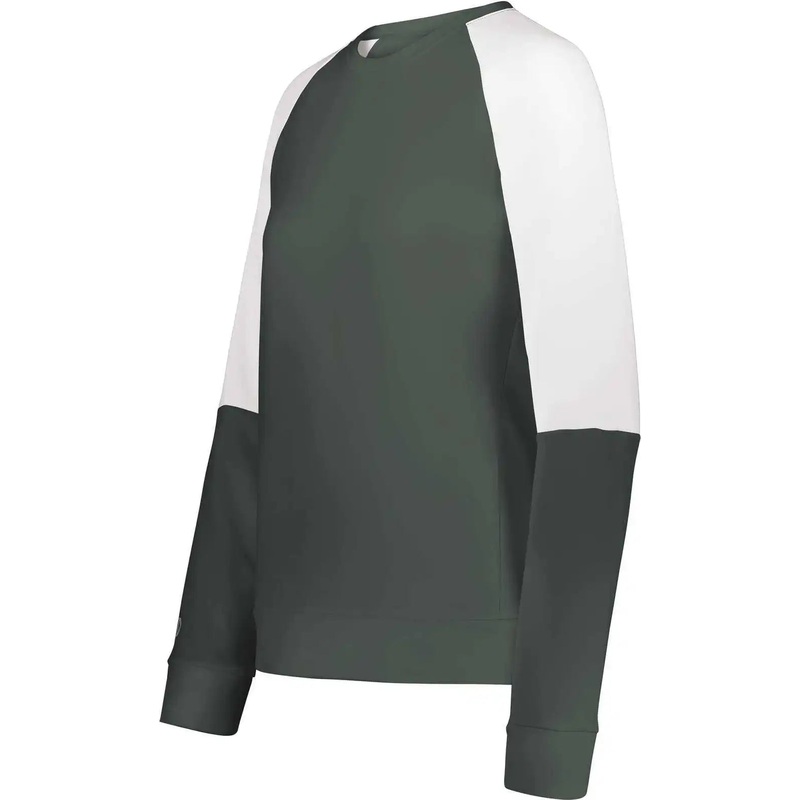 Holloway 223725 Ladies Momentum Team Fleece Crew – Iron White