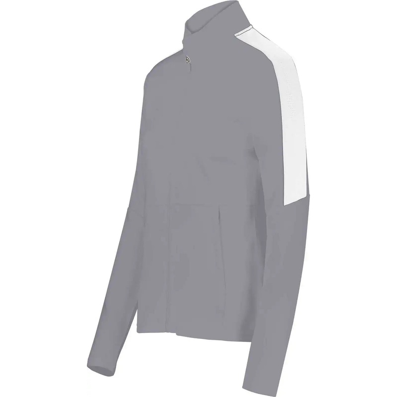 Holloway 223730 Ladies Crosstown Jacket – Graphite White