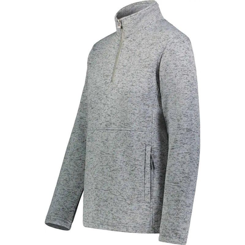Holloway 223740 Ladies Alpine Sweater Fleece 1/4 Zip Pullover – Graphite Heather