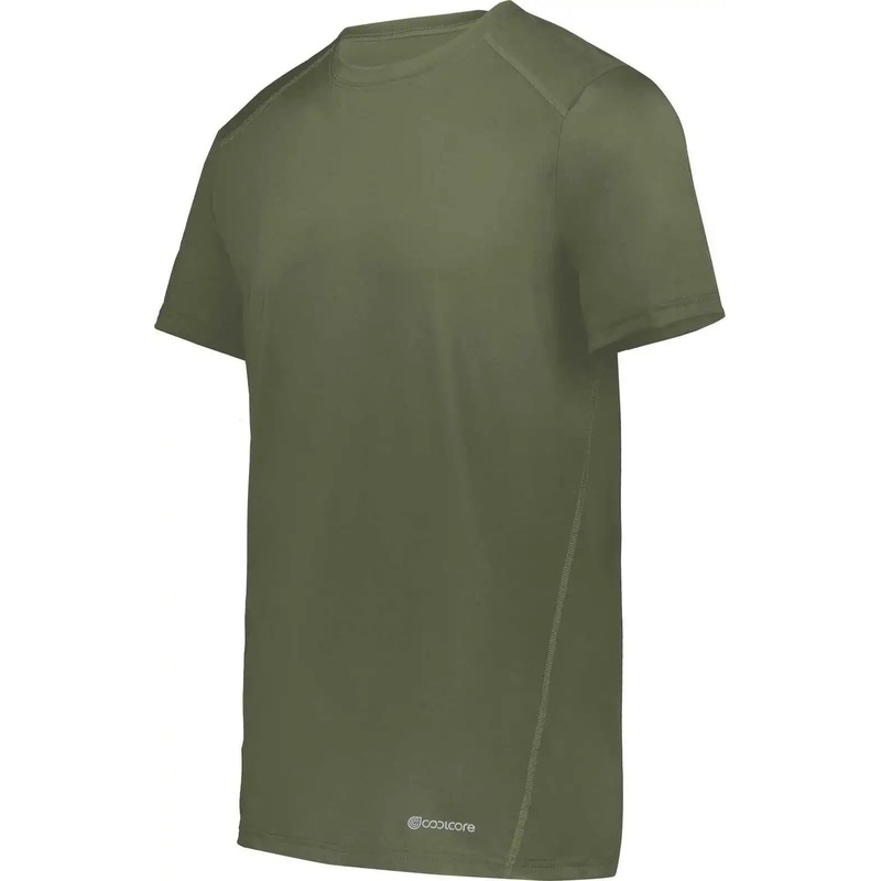 Holloway 222236 Youth Coolcore Essential Tee – Olive
