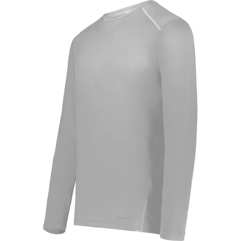 Holloway 222238 Youth Coolcore Essential Long Sleeve Tee – Black