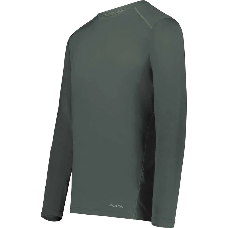 Holloway 222238 Youth Coolcore Essential Long Sleeve Tee – Scarlet