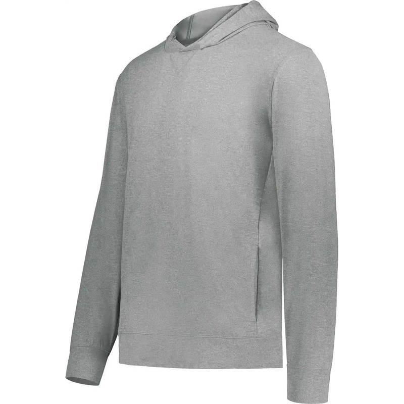 Holloway 222698 Youth Ventura Soft Knit Hoodie – Grey Heather