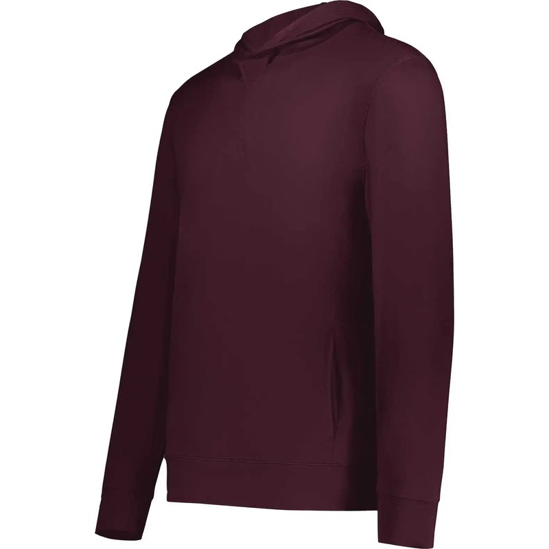 Holloway 222698 Youth Ventura Soft Knit Hoodie – Maroon
