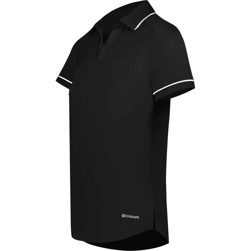 Holloway 222701 Ladies Coolcore Performance Polo – Black White