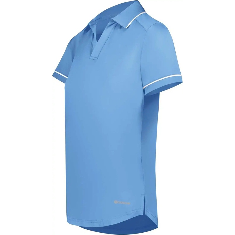 Holloway 222701 Ladies Coolcore Performance Polo – Columbia Blue White