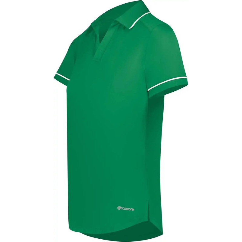 Holloway 222701 Ladies Coolcore Performance Polo – Kelly White