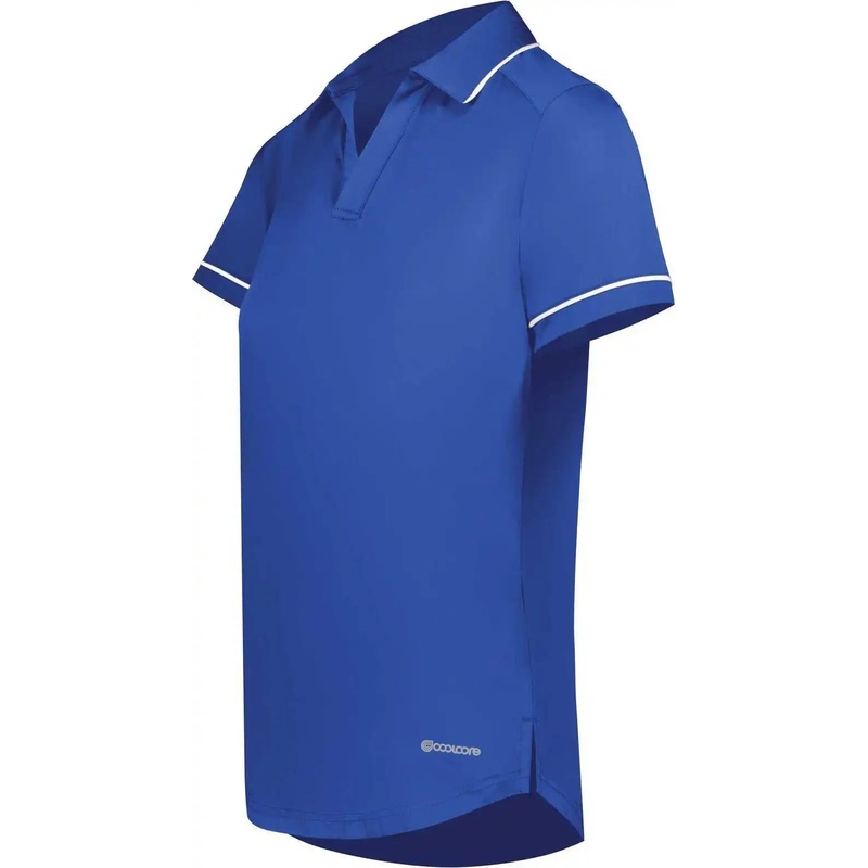 Holloway 222701 Ladies Coolcore Performance Polo – Royal White