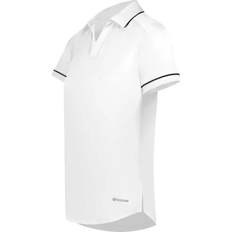Holloway 222701 Ladies Coolcore Performance Polo – White Black