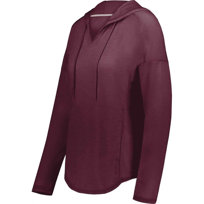 Holloway 222845 Ladies Monterey Hoodie – Maroon Heather