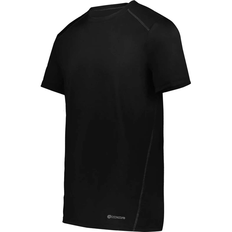 Holloway 222236 Youth Coolcore Essential Tee – Black
