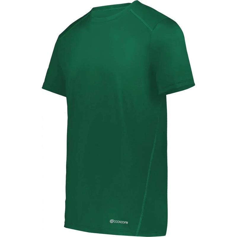 Holloway 222236 Youth Coolcore Essential Tee – Dark Green