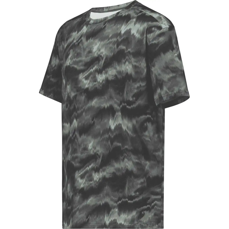 Holloway 222596 Stock Cotton Touch Poly Tee – Shockwave Graphite