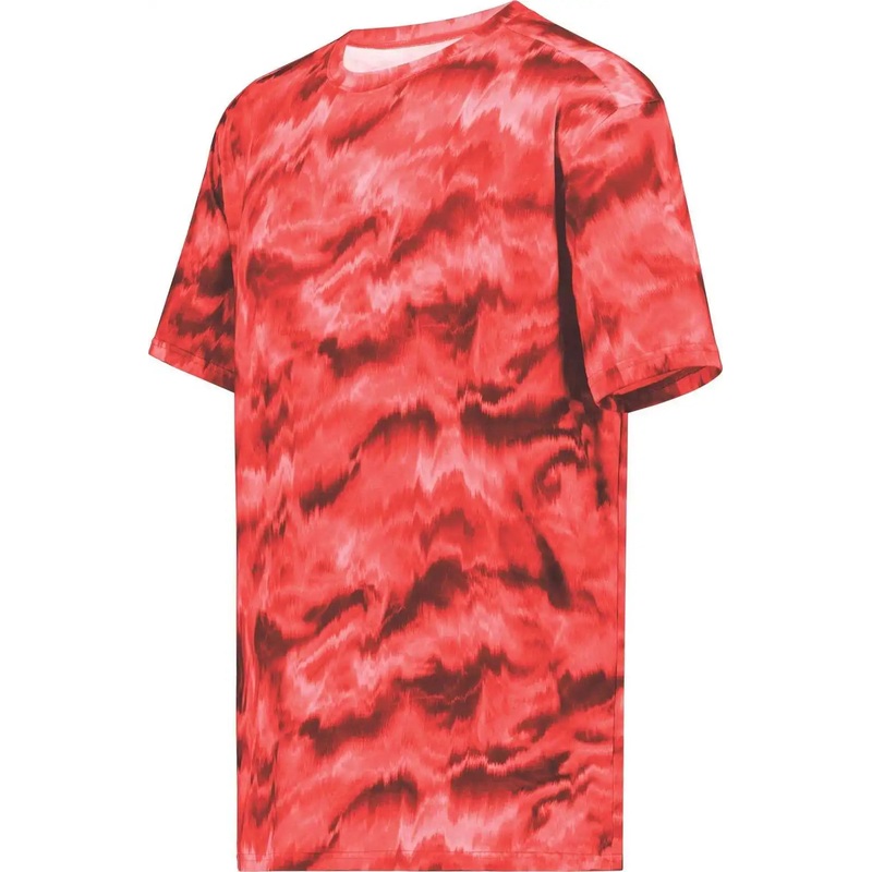 Holloway 222596 Stock Cotton Touch Poly Tee – Shockwave Scarlet