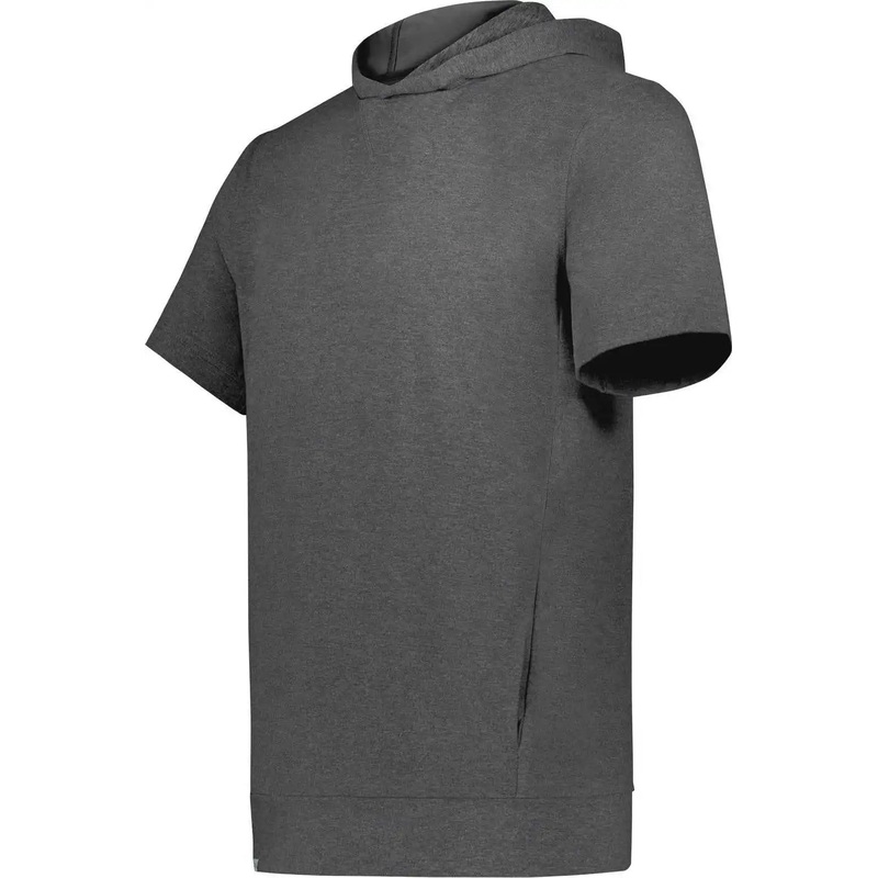 Holloway 222605 Youth Ventura Soft Knit Short Sleeve Hoodie – Carbon Heather