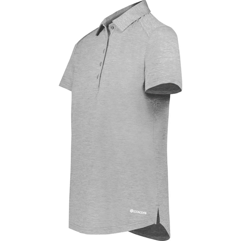 Holloway 222772 Ladies Electrify Coolcore Polo – Athletic Grey Heather