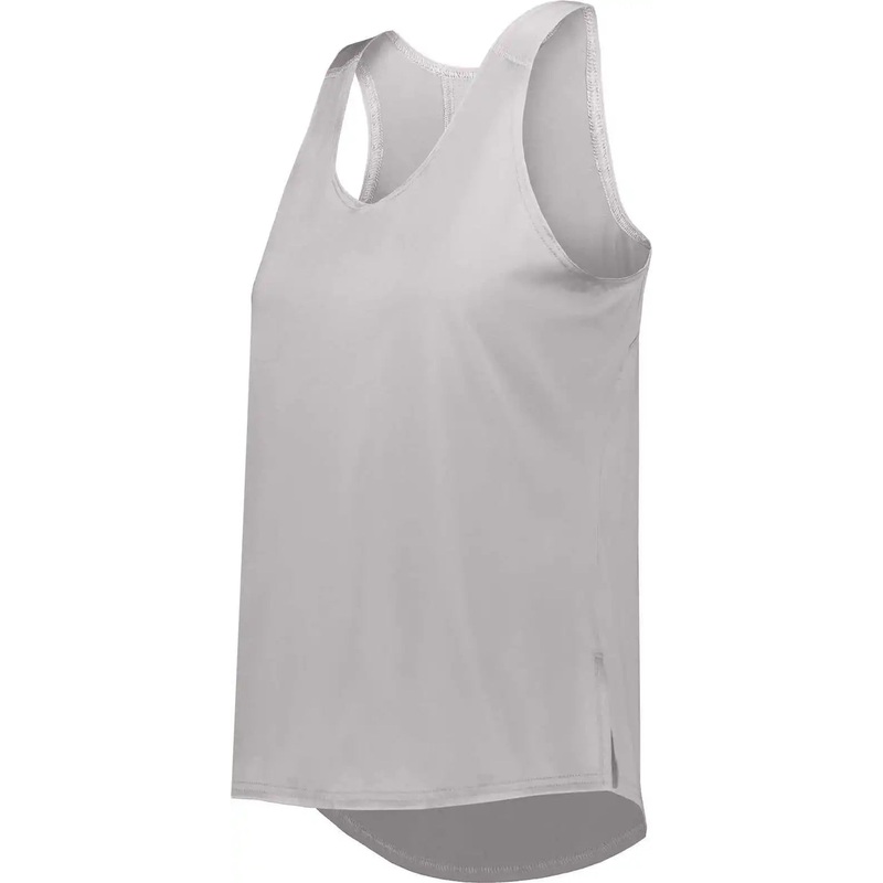 Holloway 222877 Girls Coolcore Tank – Athletic Grey