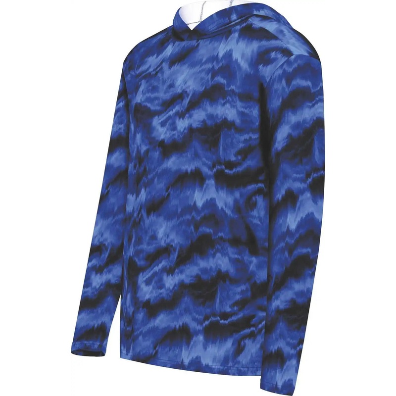 Holloway 223605 Youth Stock Cotton Touch Poly Hoodie – Shockwave Navy