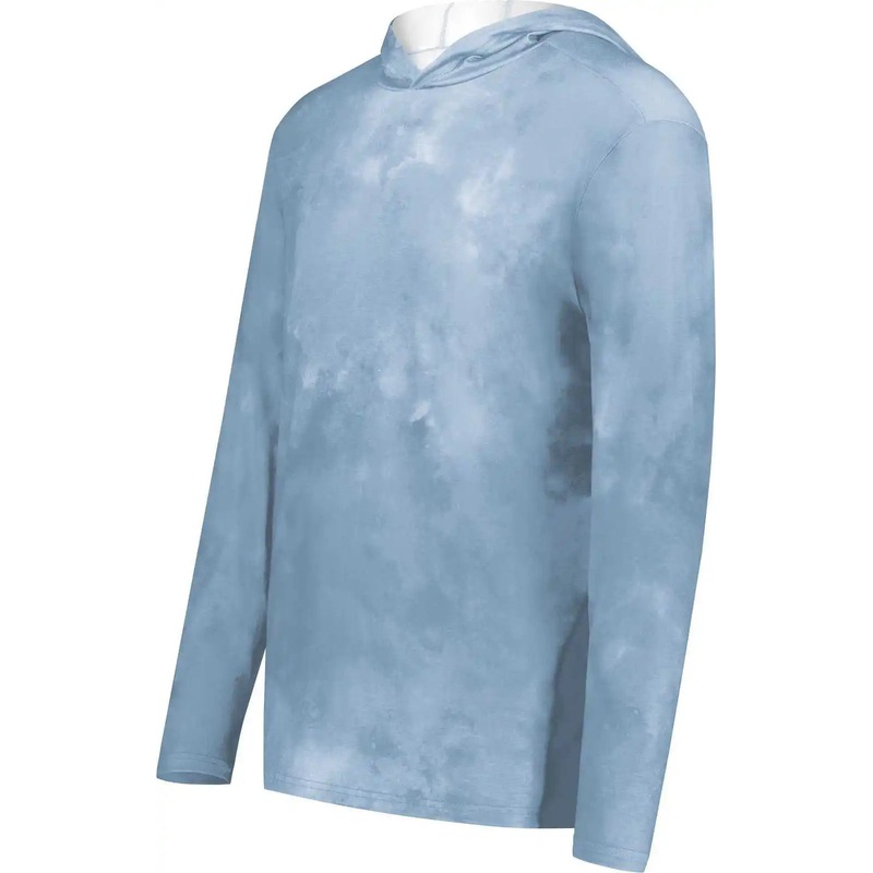 Holloway 223605 Youth Stock Cotton Touch Poly Hoodie – Storm Cloud Print
