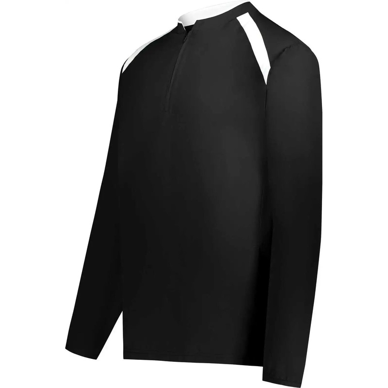 Holloway 229595 Clubhouse Pullover – Black White