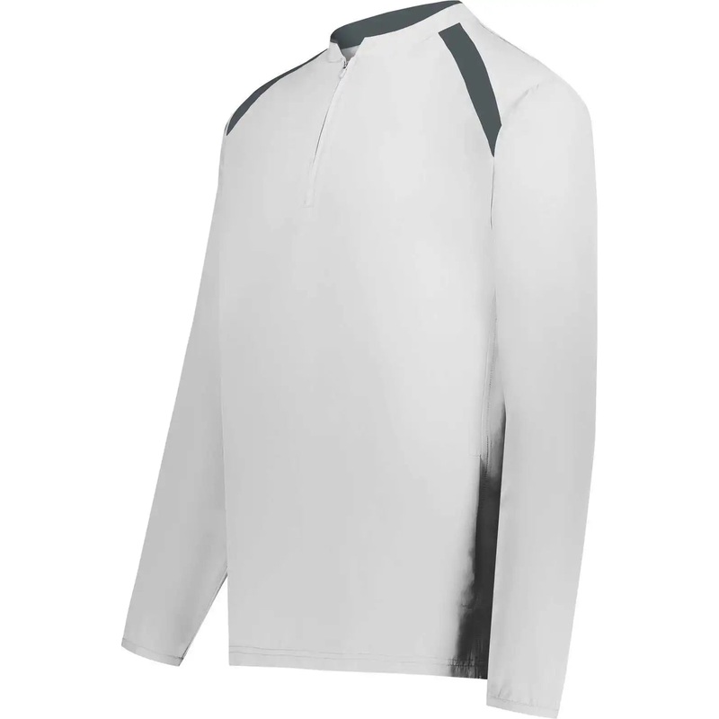 Holloway 229695 Youth Clubhouse Pullover – White Graphite
