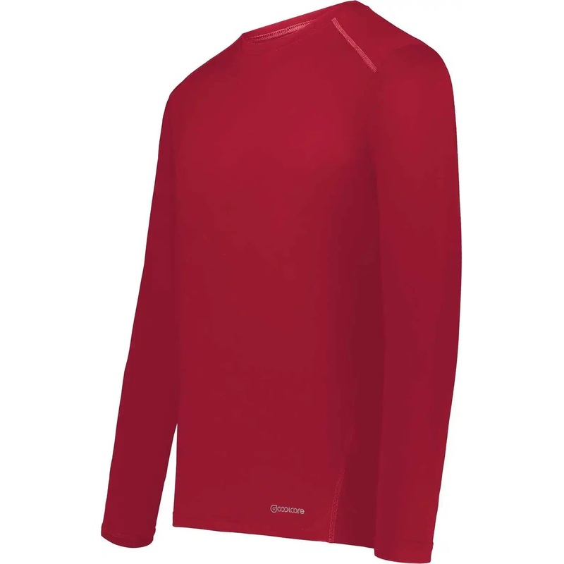 Holloway 222138 Coolcore Essential Long Sleeve Tee – Scarlet