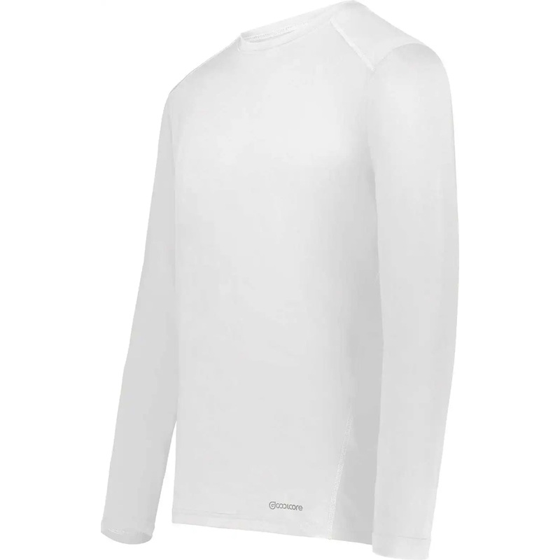 Holloway 222138 Coolcore Essential Long Sleeve Tee – White