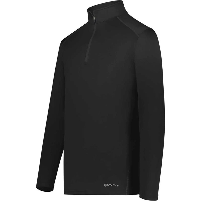 Holloway 222140 Coolcore 1/4 Zip Pullover – Black