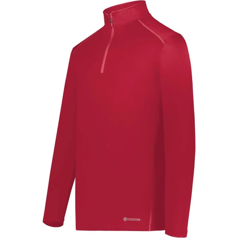 Holloway 222140 Coolcore 1/4 Zip Pullover – Scarlet