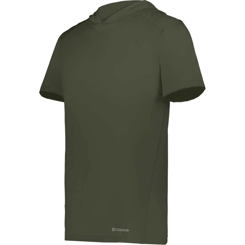 Holloway 222142 Coolcore Short Sleeve Hoodie – Olive