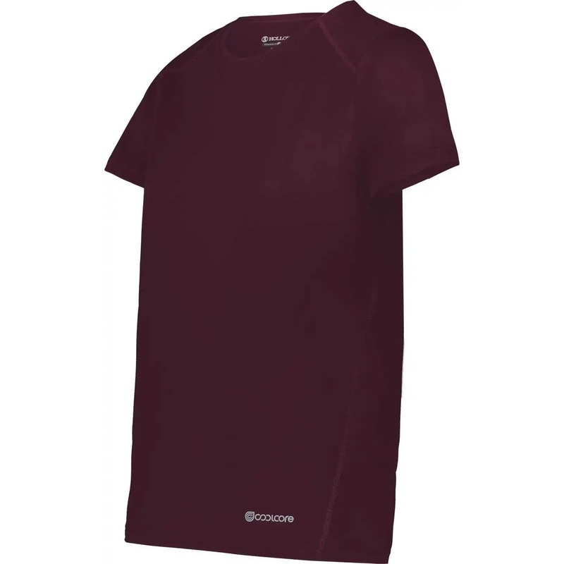 Holloway 222336 Ladies Coolcore Essential Tee – Maroon