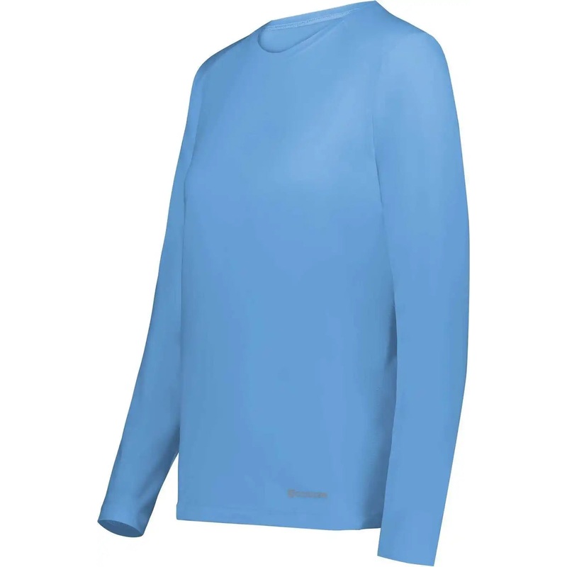 Holloway 222338 Ladies Coolcore Essential Long Sleeve Tee – Columbia Blue