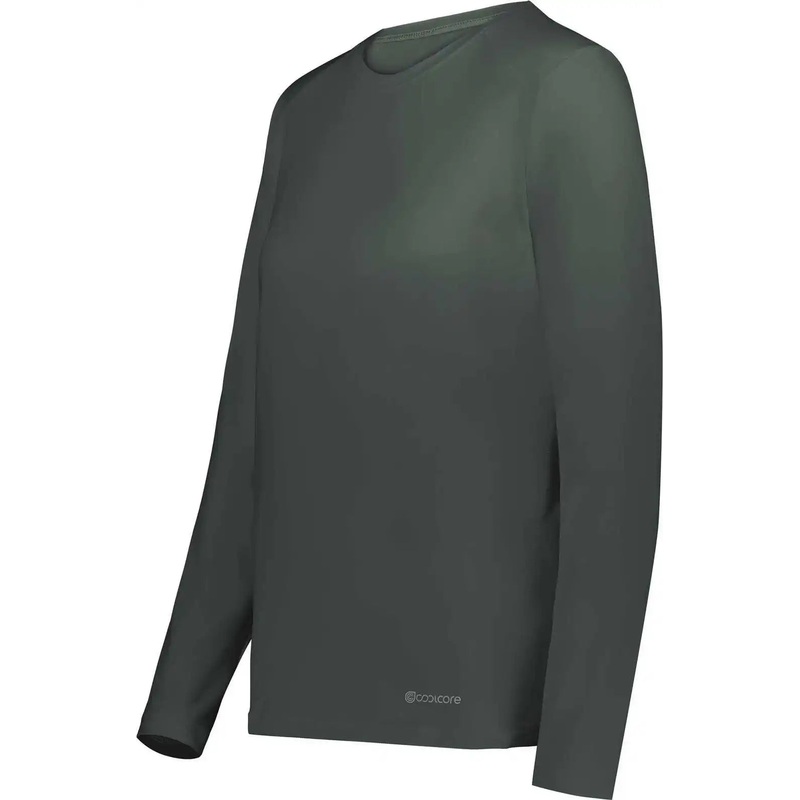 Holloway 222338 Ladies Coolcore Essential Long Sleeve Tee – Iron