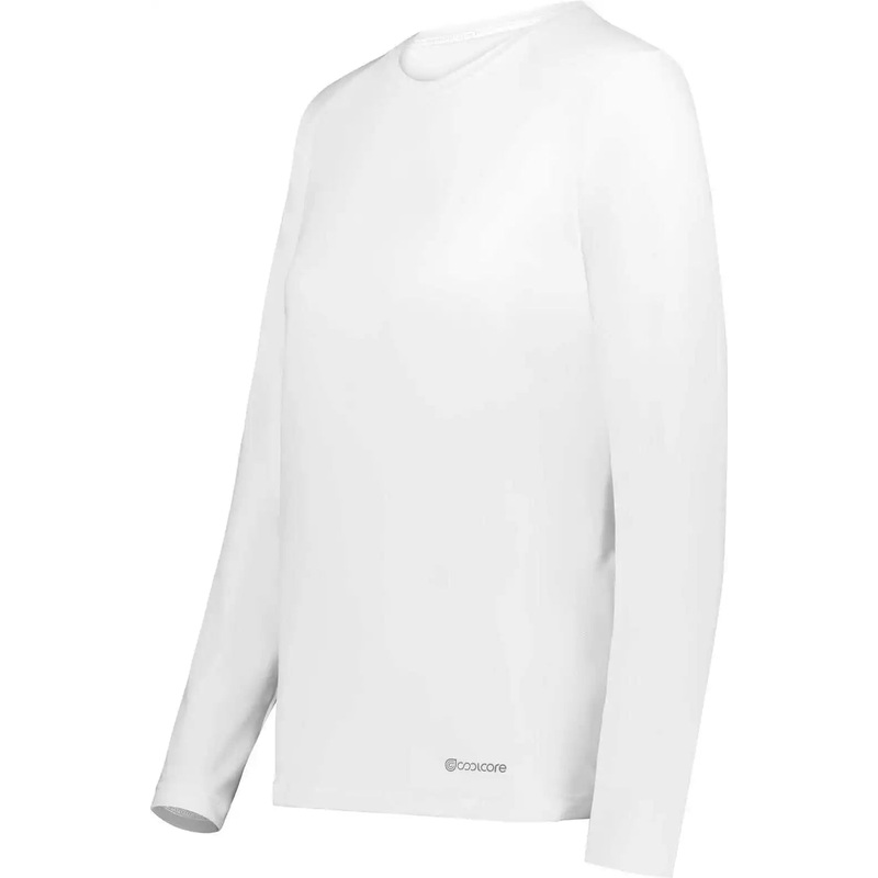 Holloway 222338 Ladies Coolcore Essential Long Sleeve Tee – White