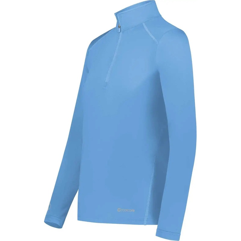Holloway 222340 Ladies Coolcore 1/4 Zip Pullover – Columbia Blue