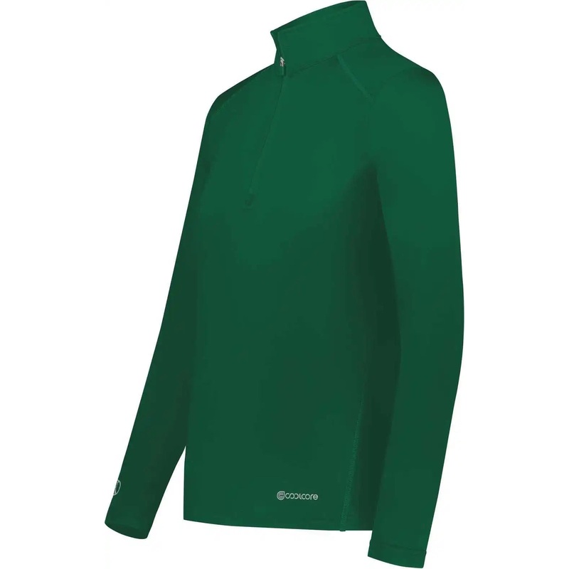 Holloway 222340 Ladies Coolcore 1/4 Zip Pullover – Dark Green