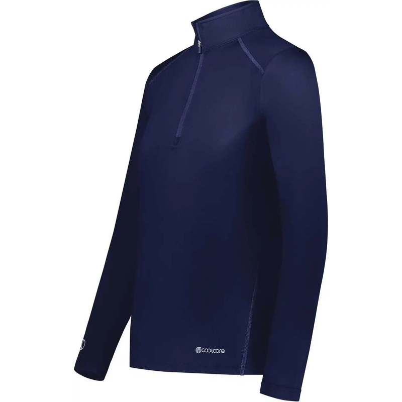 Holloway 222340 Ladies Coolcore 1/4 Zip Pullover – Navy
