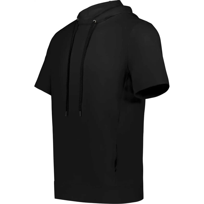Holloway 222505 Ventura Soft Knit Short Sleeve Hoodie – Black