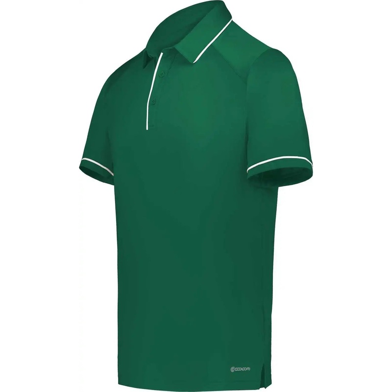 Holloway 222518 Coolcore Performance Polo – Dark Green White