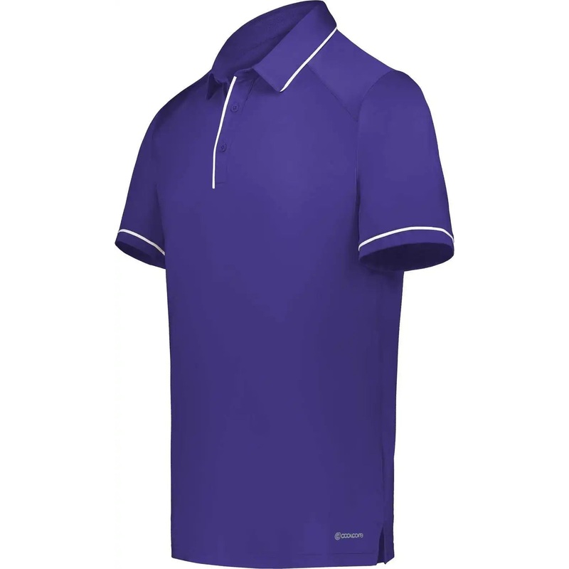 Holloway 222518 Coolcore Performance Polo – Purple White