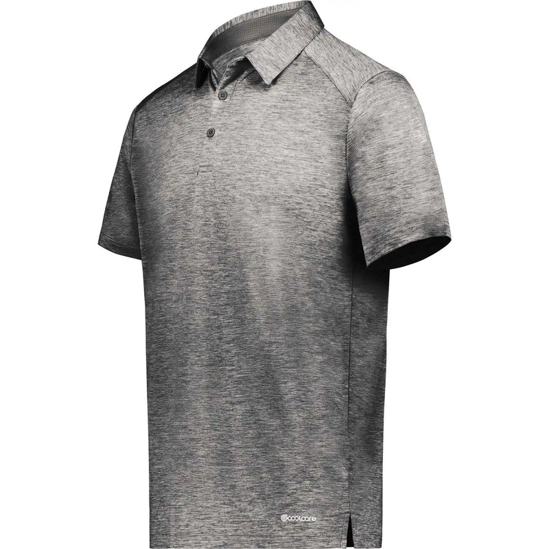 Holloway 222572 Electrify Coolcore Polo – Black Heather