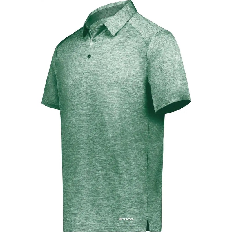 Holloway 222572 Electrify Coolcore Polo – Dark Green Heather