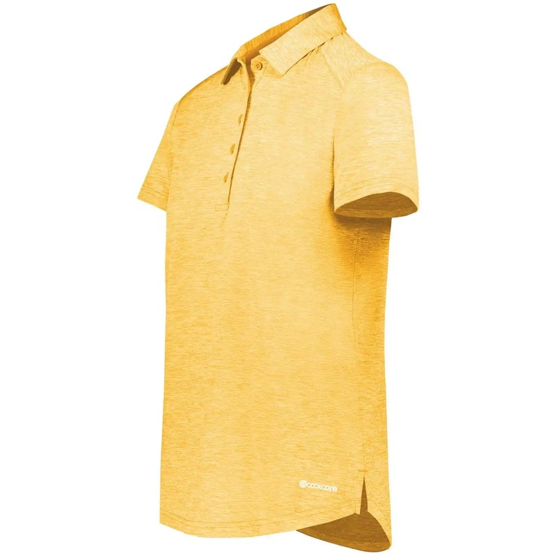 Holloway 222772 Ladies Electrify Coolcore Polo – Gold Heather