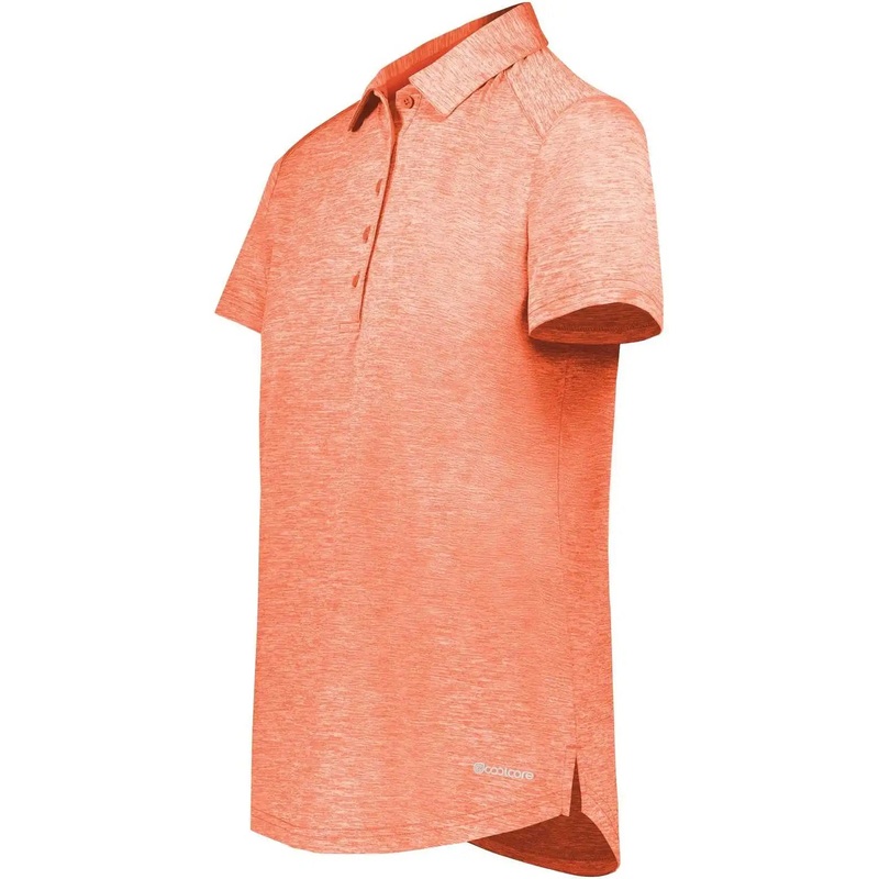 Holloway 222772 Ladies Electrify Coolcore Polo – Orange Heather